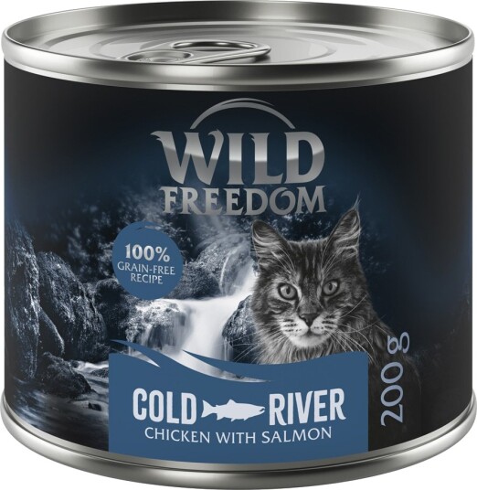 Wild Freedom Våtfôr Adult Cold River Laks & Kylling 12 X 200 G