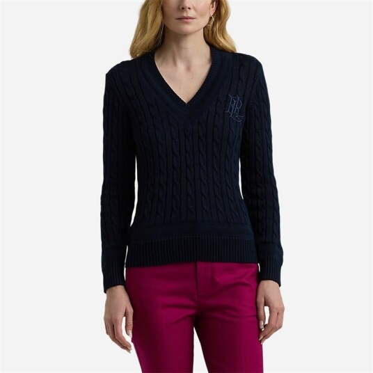 Ralph Lauren Rib-Knit Elbow-Sleeve Polo Cardigan Lauren Navy Ralph Lauren Rib-Knit Elbow-Sleeve Polo Cardigan Lauren Navy