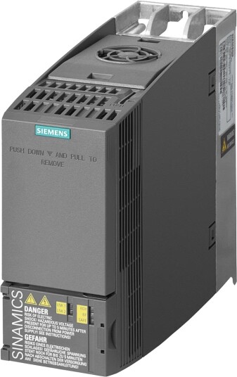 Siemens Sinamics G120C Frekvensomformer 3 fase 380 480 V 7,3 A 3 kW 4 kW Elfordeling & strømforsyning