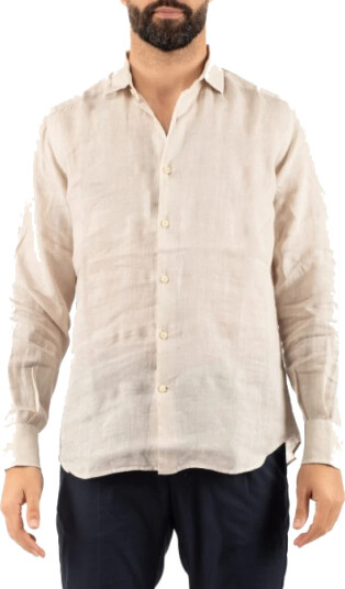 Saint Barth Herre Skjorter Beige M, Saint Barth Herre Skjorter Beige M,