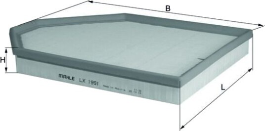 Luftfilter KNECHT LX 1991