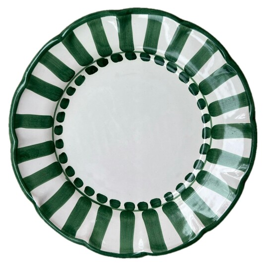 Piccola Home Riviera Sidetallerken 20 cm Grønn