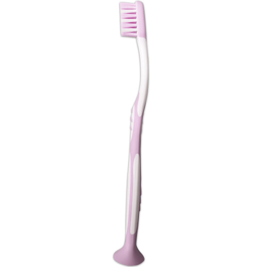 Barnetannbørste MIRADENT CareBrush Junior 6 12 år PINK