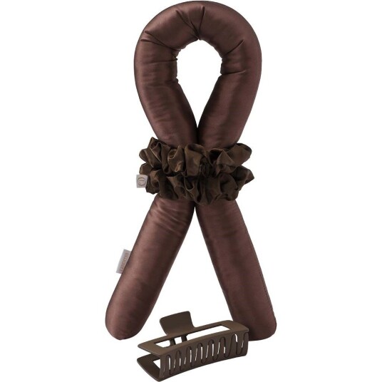 Lenoites Heatless Curls in Mulberry Silk Large Brown Lenoites Heatless Curls in Mulberry Silk Large Brown