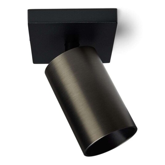 Antidark SpotOn 1 Tak-/Vegglampe Black/Titanium