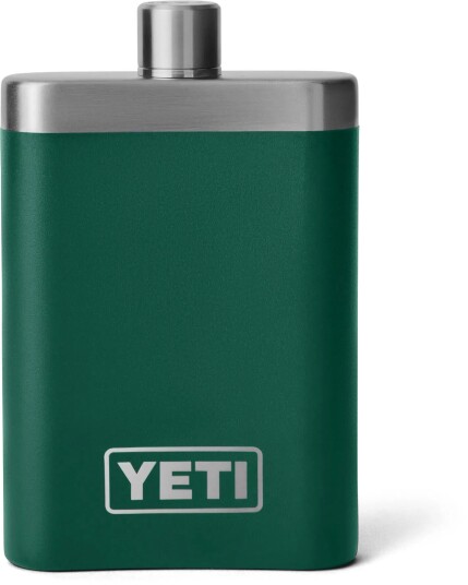 Yeti Rambler Flask black forest green