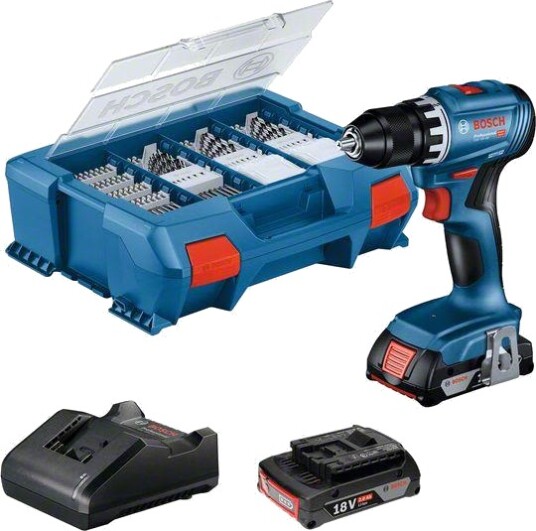 Bosch GSR 18V 45 Drill 18V Med batterier