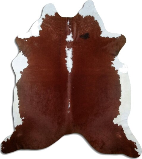 Kuskinn Brun/hvit 1473 Størrelse: 210 x 180 cm