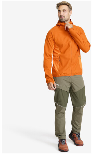 Revolutionrace Jakker Vindjakker Distance Pro Wind Jacket Herre Hawaiian Sunset/Russet Orange L Revolutionrace Jakker Vindjakker Distance Pro Wind Jacket Herre Hawaiian Sunset/Russet Orange L