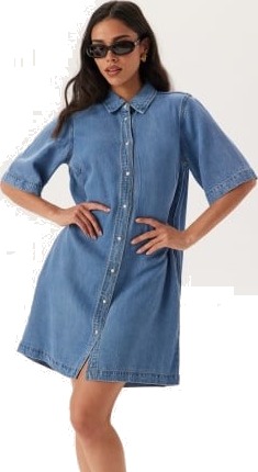 Object Collectors Item Objframe 2/4 RE DENIM DRESS R Light Blue Denim S