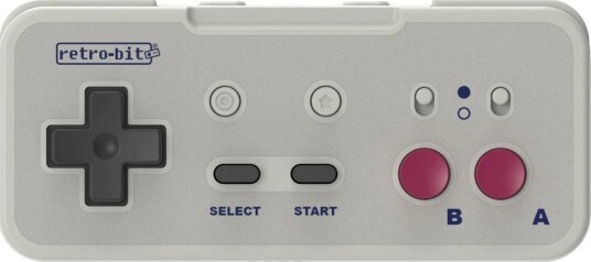 Retro-Bit Origin8 Trådløs Kontroller med USB- og NES-mottaker Grå