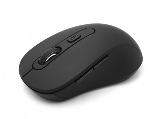 Mediatech Mt1120, Ambidekstriøs, Optisk, Bluetooth, 1600 Dpi, Sort