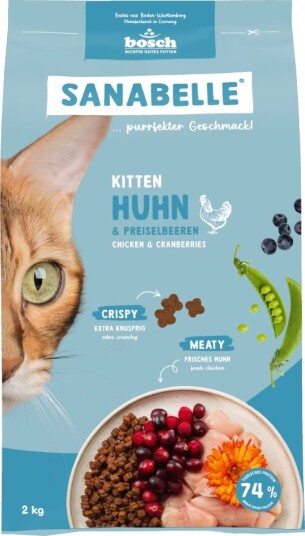 Sanabelle Tørrfôr Kitten Kylling 2 kg