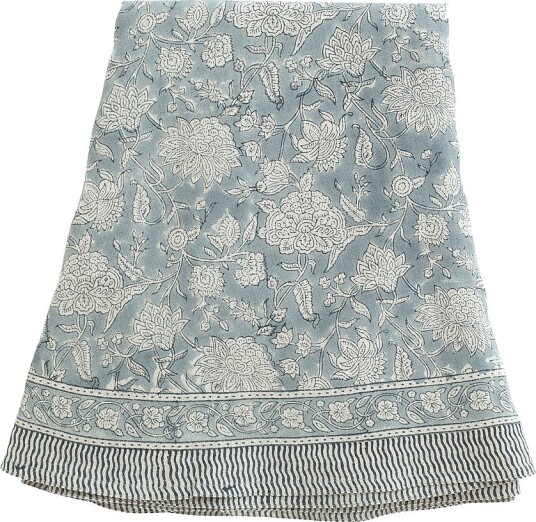 Chamois Rund linduk Indian Rose Blå Chamois Rund linduk Indian Rose Blå