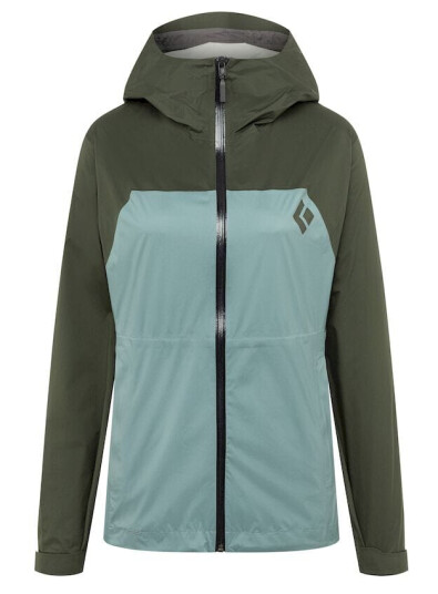 Black Diamond Stormline Stretch Rain Sykkeljakke Dame Cypress-Storm Blue L Black Diamond Stormline Stretch Rain Sykkeljakke Dame Cypress-Storm Blue L