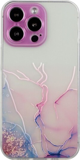 Trolsk Mobildeksel Marmor (iPhone 15 Pro) Rosa