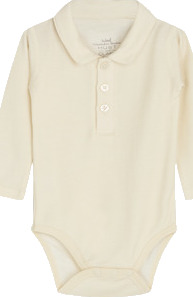 Hust & Claire Baldur ull/bambus body - ecru Hust & Claire Baldur ull/bambus body - ecru