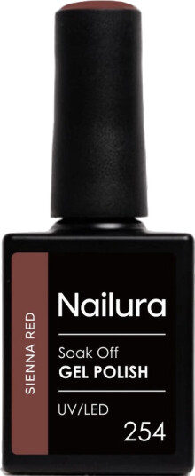 Nailura Gel Polish 10 ml 254 Sienna Red