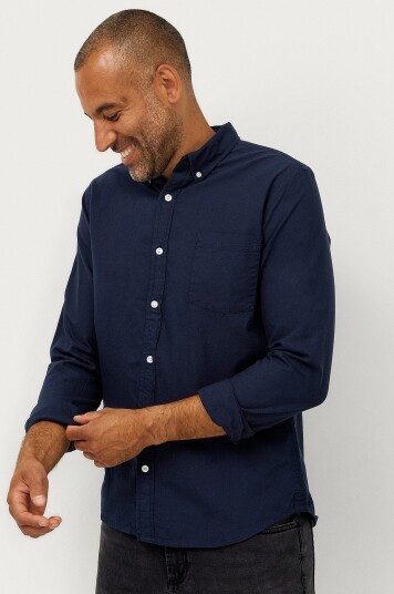 Ellos Collection Skjorte Jake Oxford Blå