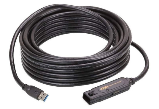Aten USB 3.1 Gen1 Skjøtekabel 10 m Type A Svart Aten USB 3.1 Gen1 Skjøtekabel 10 m Type A Svart