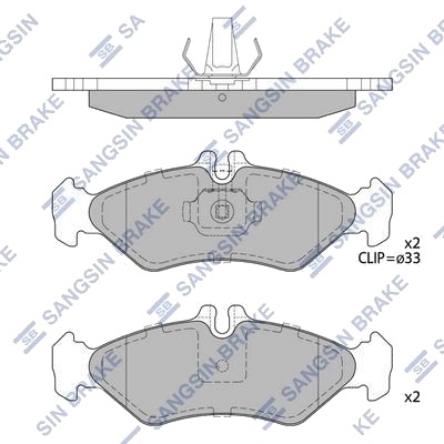 Hi Q SP4094 Bremseklosser