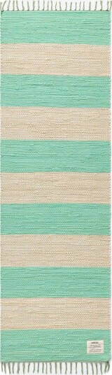 Bongusta Chindi Rug 60 X 200 Cm - HONEY DEW & CREAM - 60X 200 cm