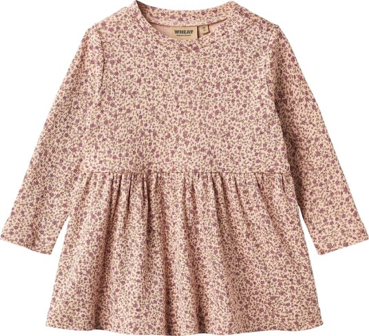 Wheat Jersey Dress L/S Sessa Pink 92