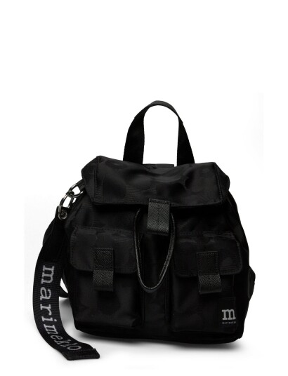 Everything Backpack S Unikko Black Marimekko BLACK, BLACK ONE SIZE