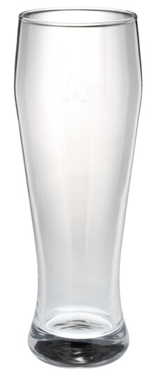 VEGA Hveteølsglass Weizenbier 66.5cl 8.4x23.4 cm  Transparent 0.5 l målestrek 6 Stykk 