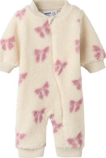 Name It Nbfolaja Teddy Dress for Baby - Birch - Size 68 Name It Nbfolaja Teddy Dress for Baby - Birch - Size 68