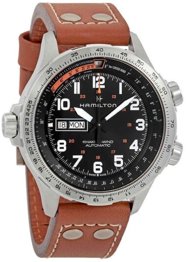 Hamilton Herreklokke H77755533 Sort/Lær Ø45 mm Hamilton Herreklokke H77755533 Sort/Lær Ø45 mm