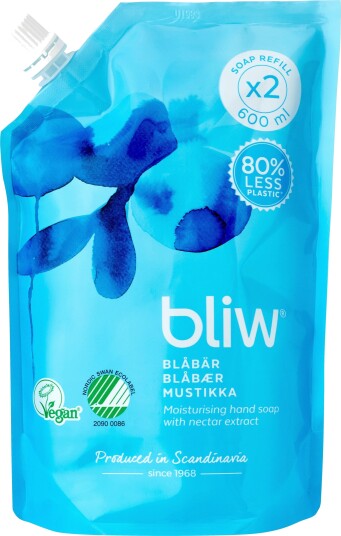 Bliw Blåbär Moisturising Soap Refill 600 ml Bliw Blåbär Moisturising Soap Refill 600 ml