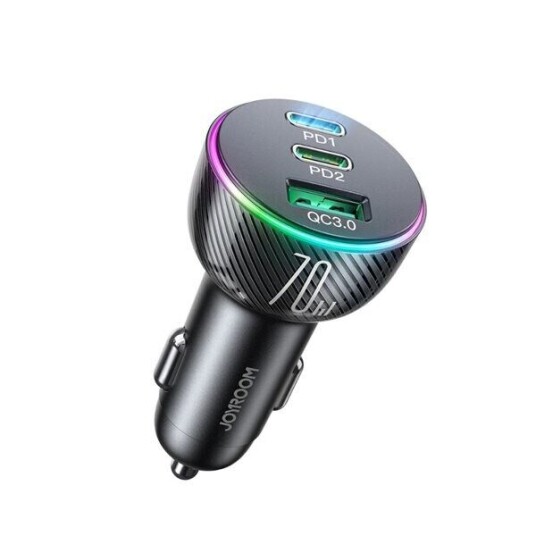 Joyroom JR-CL26 70W USB-C Billader med 2 Porter i Svart