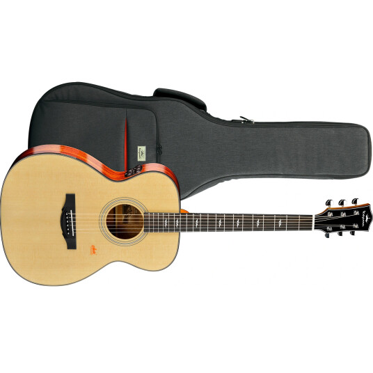 Kepma Guitars Solid Top F1E Natural OM Ak.gitar m/pickup