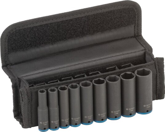 Bosch impact control hylsesett 1/4" 6-14mm