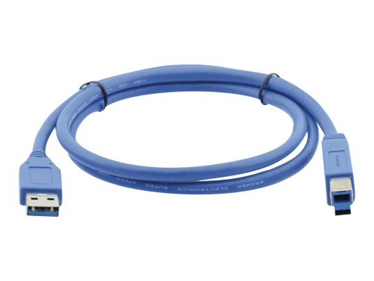KRAMER C-USB3/AB Series C-USB3/AB-3 - USB-kabel - USB-type A til USB Type B - 90 cm