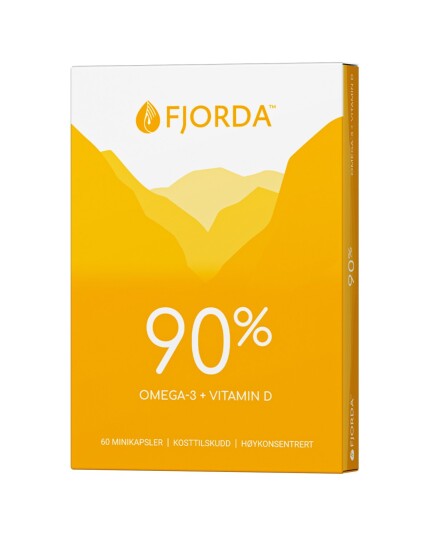Fjorda 90% Omega 3+Vitamin D 60 caps Fjorda 90% Omega 3+Vitamin D 60 caps