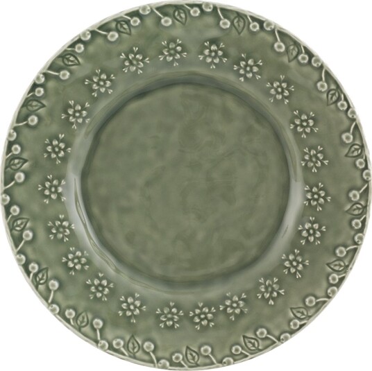 Bordallo Pinheiro  Flora desserttallerken 23 cm grønn