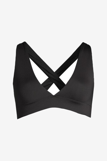 Casall - Bikini BH V-neck Crossback Bikini Top - Svart