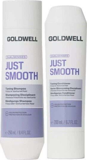 Goldwell Dualsenses Just Smooth Bundle Taming Shampoo 250 ml & Conditi