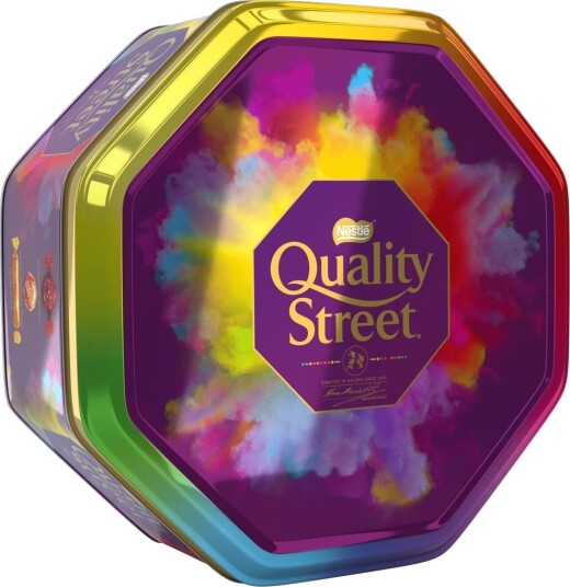 Kjempestor Quality Street Sjokolade og Toffee i Flott Tinnboks 1,94 kg