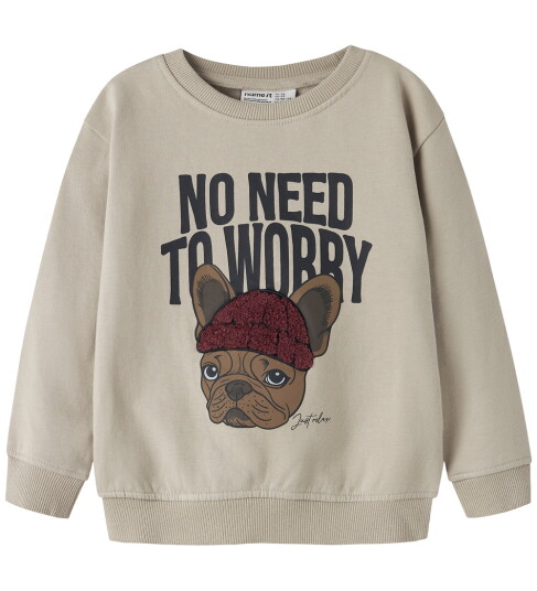 Name It Island Fossil Nmmriguna Ls Nreg Sweat Bru Box 92