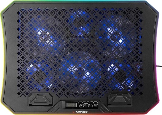 Rampage Metafor Laptopkjøler Opptil 19" 2x USB-A Svart