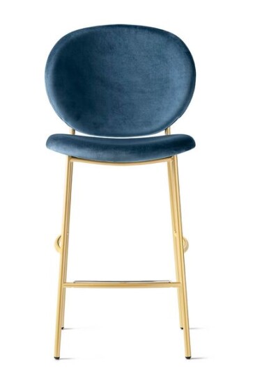 Calligaris Inès stol messing / blå