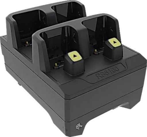 Zebra - Batterilader For Strekkodeskanner - To Spor - For Zebra Rs5100, Rs6100
