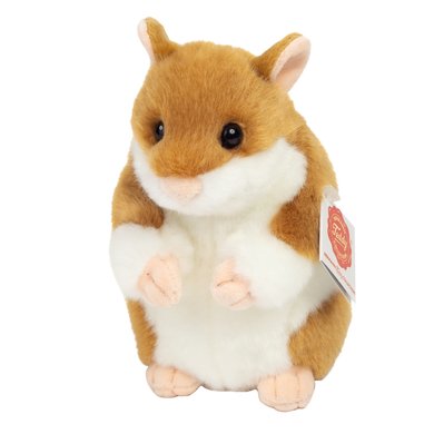 Teddy HERMANN  Hamster beige  hvit 16 cm