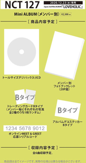 NCT 127 Loveholic Johnny Version CD