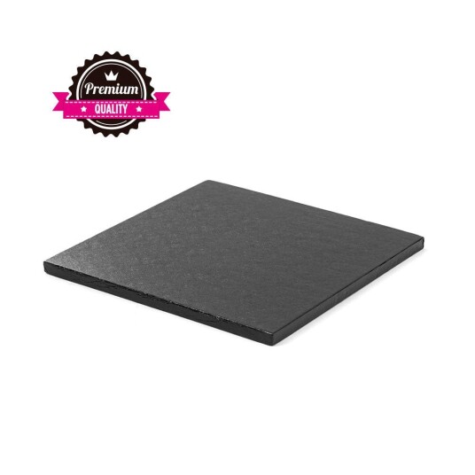 Kake Drum Kvadrat Svart 35cm | Slikkepott.No