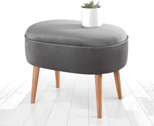 Bowie Sittepuff 63 cm Grå