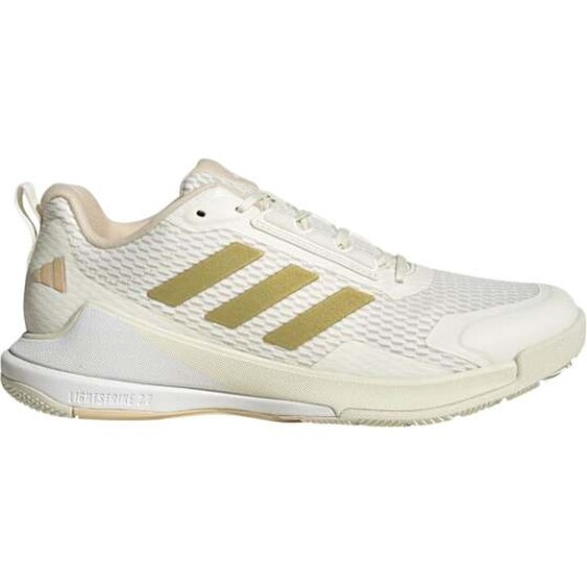 Adidas Novaflight 2 W Owhite/Goldmt/Crysan 36 (Uk 3.5) Innendørssko Adidas Novaflight 2 W Owhite/Goldmt/Crysan 36 (Uk 3.5) Innendørssko